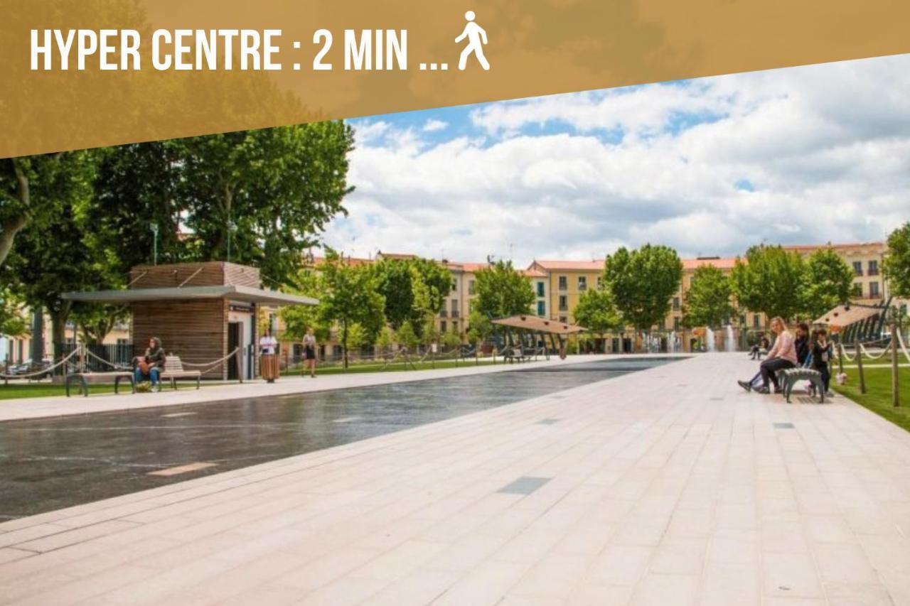 Centre Historique- Free Parking-Wifi-Campagne Chic- Sleepntripbeziers Apartment Exterior photo